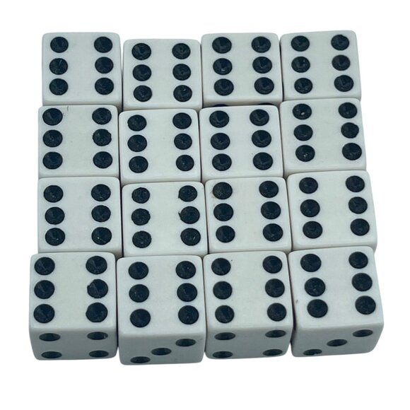 Lot of 23 VTG Dice Yellow Red White Bakelite - Picture 5 of 5